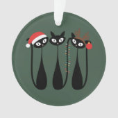 Noël Chats Moderne Rétro Classique du Milieu du Si (devant)