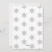 Noël Cheer Père Noël Silver Carte photo de vacance (Dos)