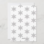 Noël Cheer Périwinkle Carte photo de vacances (Dos)