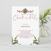 Noël Cherry Fête Invitation (Debout devant)