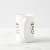 Noël Cheval Spécialité Os Chine Conception de Mug (Dos)