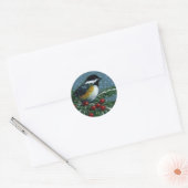 NOËL : CHICKADEE : STICKERS (Enveloppe)