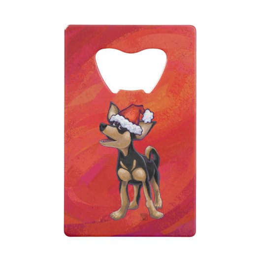 Noël Chihuahua en rouge (Devant)