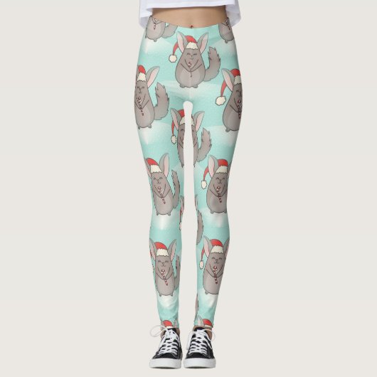 noël chinchillas xmas leggings (Devant)