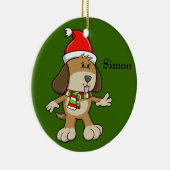 Noël Chiot "Simon" Ornement (Droite)