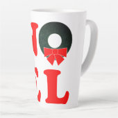 NOEL Christmas Latte Mok (Rechterhoek)