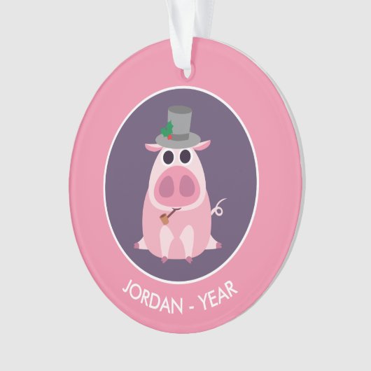 Noël circonspect le porc (devant)