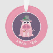 Noël circonspect le porc (devant)