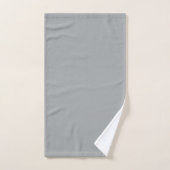 Noël Classe Argent Hiver Couleur Uni (Serviette à main)
