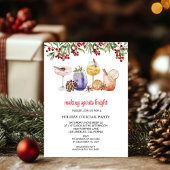 noël Cocktail férié Invitation
