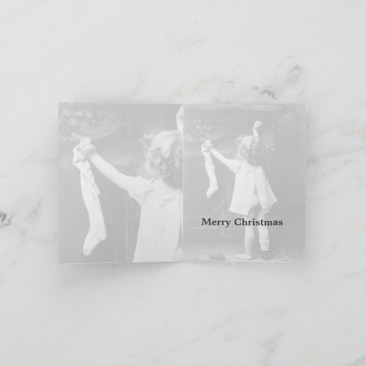 Noël commencé - carte de note (Intérieur)