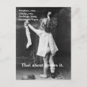 Noël commencé - carte postale (Devant)