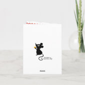 Noël congelé cogne le carte pour notes (Dos)