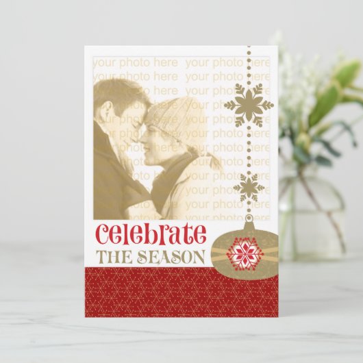 Noël contemporain 5 x 7 Cartes photos (Debout devant)