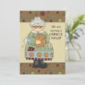 Noël Cookie Swap Invitation de vacances (Debout devant)