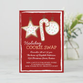 Noël Cookie Swap Invitation de vacances (Debout devant)