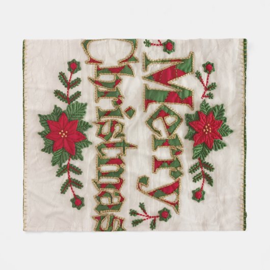 Noël cosy : Couvertures en polaire brodées (Devant (Horizontal))