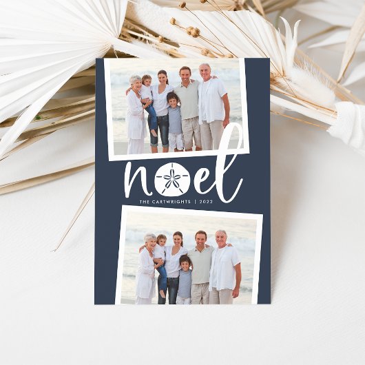Noël Côté Mer | Carte Photo de Fêtes