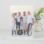Noel côtier | Carte photo de vacances (Debout devant)