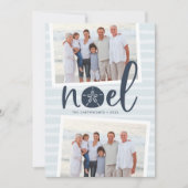 Noel côtier | Carte photo de vacances (Devant)