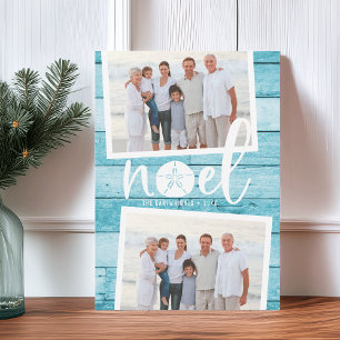 Noel côtier Carte photo de vacances