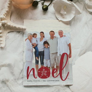 Noel côtier Carte photo de vacances