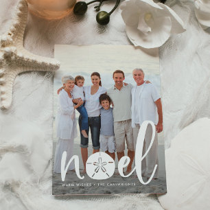 Noel côtier Carte photo de vacances