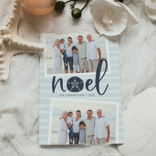Noel côtier Carte photo de vacances