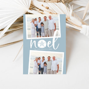 Noel côtier Carte photo de vacances