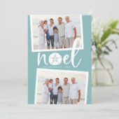 Noel côtier | Carte photo de vacances (Debout devant)