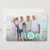 Noel côtier | Carte photo de vacances (Devant)