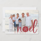 Noel côtier | Carte photo de vacances (Devant)