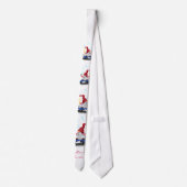 Noël Cravate cadeau patineur cadeau Gnome avec cad (Dos)