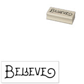 Noël Croyez le tampon en caoutchouc Art (Tamponné)