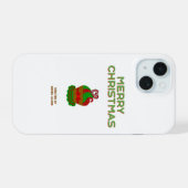 Noël Cupcake Apple iPhone 15 Coque (Verso Horizontal)