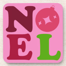 Noel Cute Midden-Jaren Vijftig Kerst Roze en Groen