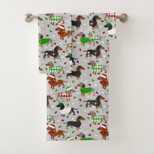 Noël Dachshund Tous les manteaux