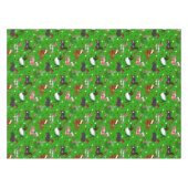 Noël Dachshund Tous les manteaux Nappe (Devant (Horizontal))