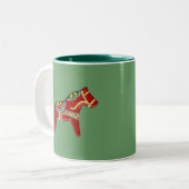 Noël Dala Cheval Mug (Devant gauche)