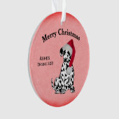 Noël Dalmatie Nom, Année et ligne pour le texte (devant)