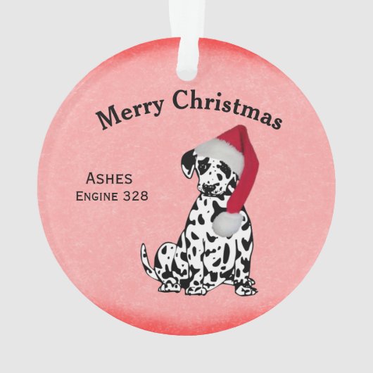 Noël Dalmatie Nom, Année et ligne pour le texte (dos)