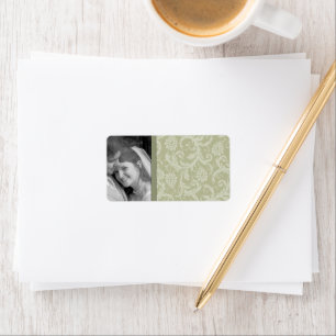 Noël Damas Étiquettes de adresse -