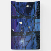 Noël dans la bannière de verre (Vertical)