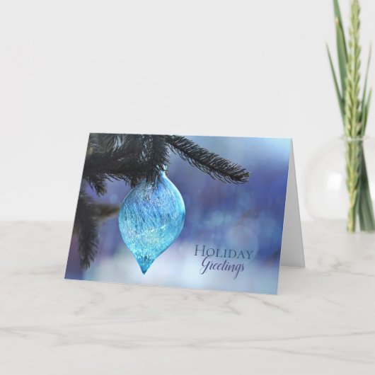 Noël dans la carte de vacances de nature (Devant)