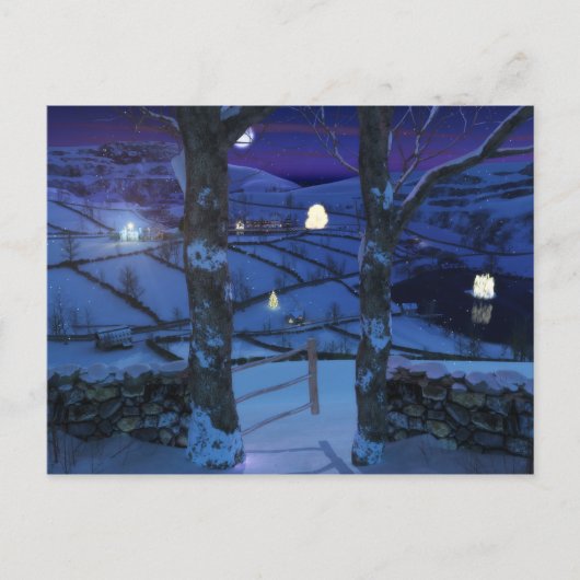 Noël dans la carte postale Glen (Devant)