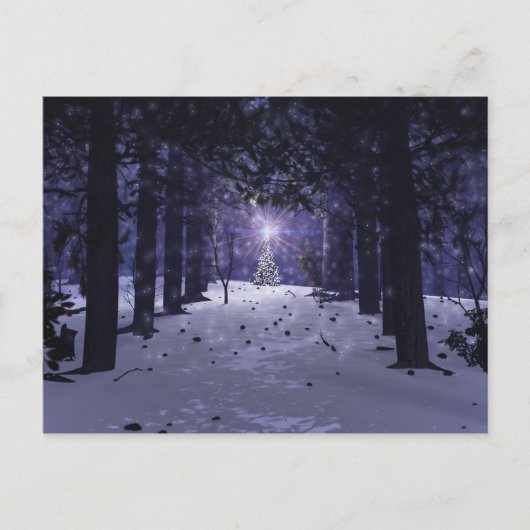 Noël dans la carte postale Pines (Devant)