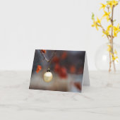 Noël dans la carte Woods (Fleur jaune)