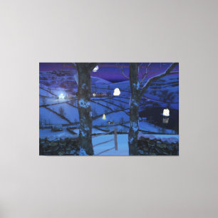 Noël dans la toile de verre