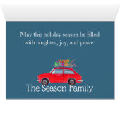 Noël dans la ville personnalisable (Intérieur Horizontal (Bas))