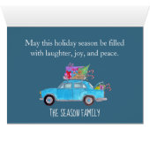 Noël dans la ville personnalisable (Intérieur Horizontal (Bas))